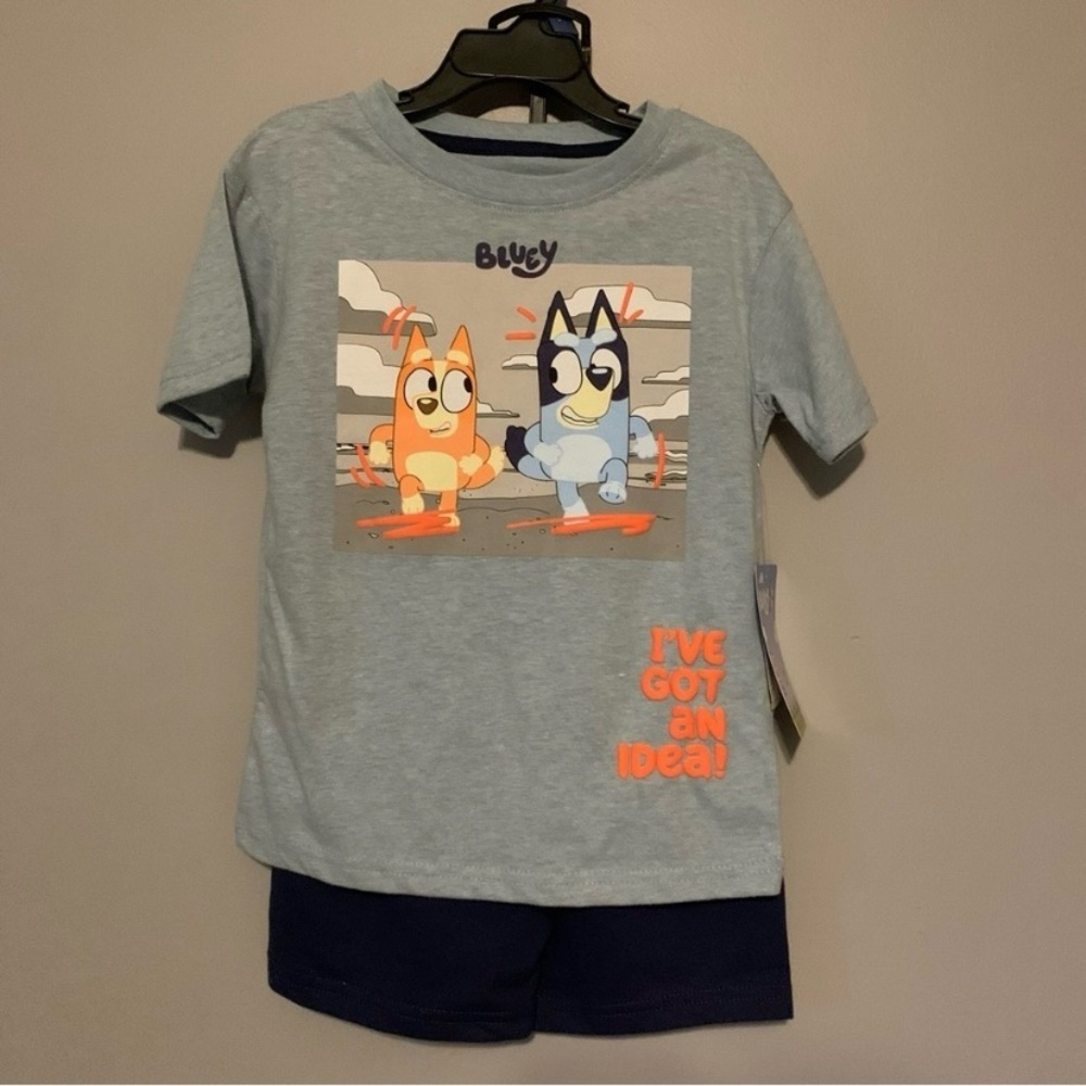 Bluey Kids Graphic T-Shirt & Shorts - Picture 2 of 4
